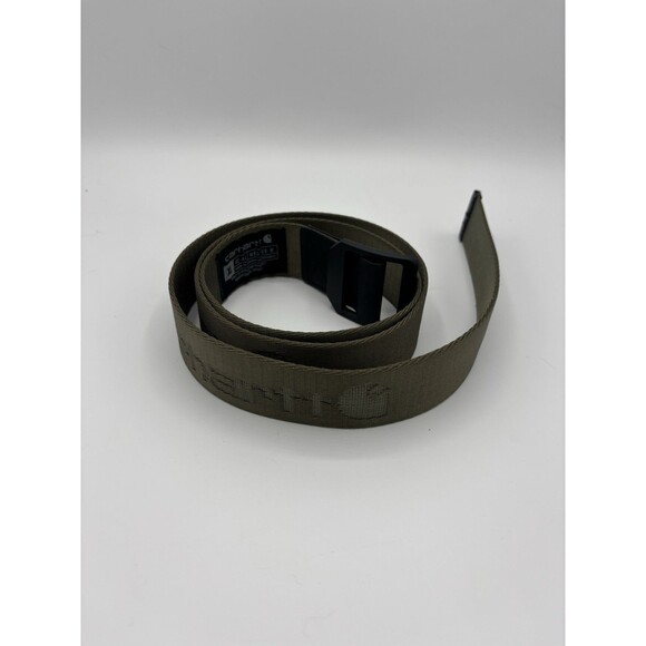 CARHARTT Mens Nylon Webbing BELT, Size XL 42 44 Green Ladder Lock WB5768-M - Picture 1 of 5